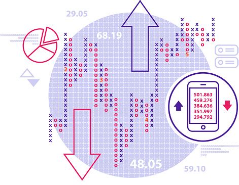 Point And Figure Chart Stock Illustration - Download Image Now ...