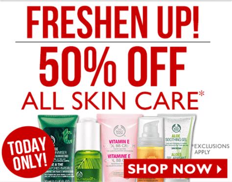 The Body Shop Canada Freshen Up Sale: Save 50% On ALL Skin Care, Today! - Hot Canada Deals Hot ...