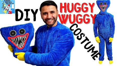 How I made DIY HUGGY WUGGY Costume IN REAL LIFE From Scratch FULL COSTUME Tutorial - YouTube