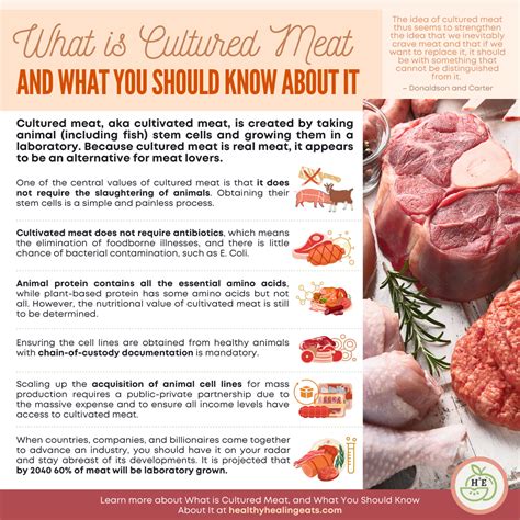 What is Cultured Meat and What You Should Know About It - Healthy Healing Eats