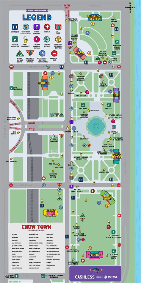 Is there a current map of the festival grounds at Grant Park? – Lollapalooza Information