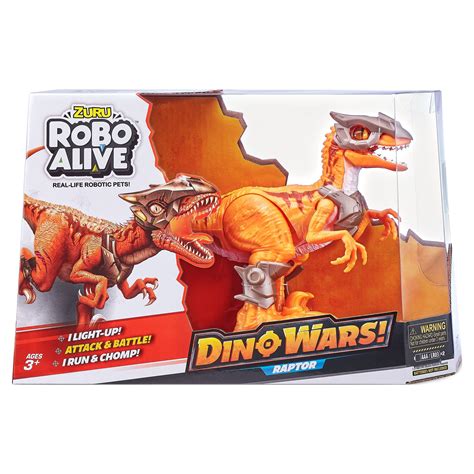 Robo Alive Dino Wars Electronic Raptor Toy by ZURU - Walmart.com