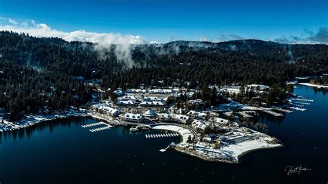 Lake Arrowhead Village Snow | Etsy