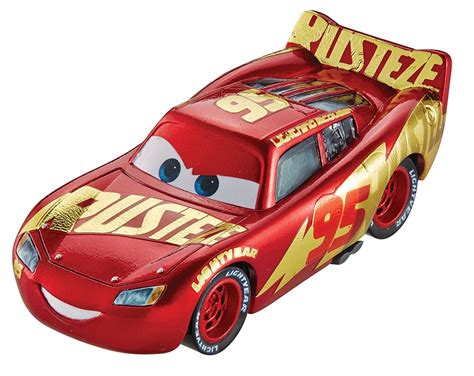 Buy Cars 3 - Die Cast - Rust-Eze Racing Center Lightning McQueen (DXV45)