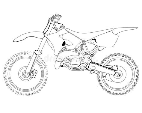 Dirt Bike Outline Stock Illustrations – 1,845 Dirt Bike Outline Stock ...