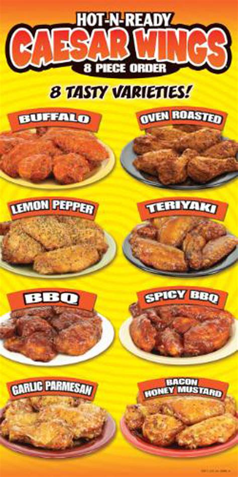 Little Caesars' New Wing Flavors!