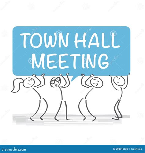 Town Hall Meeting Stock Illustrations – 302 Town Hall Meeting Stock ...