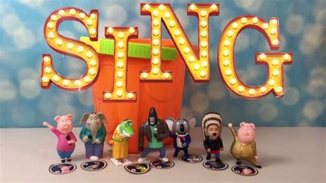 SING! THE MOVIE! SURPRISE BUCKET! ROSITA, GUNTER, MS. CRAWLY, MR. MOON ...