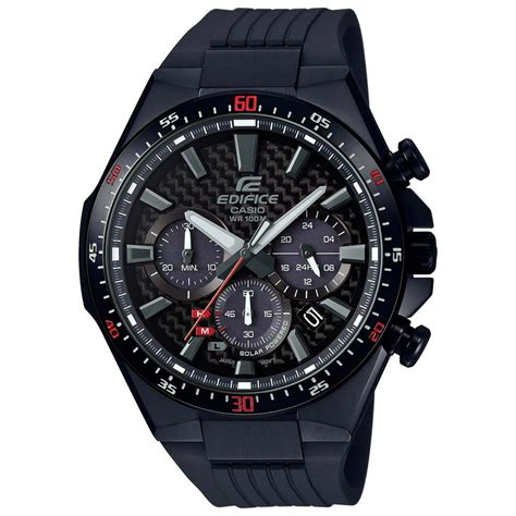 Casio - Casio Men's Edifice Solar Power Chronograph Watch EQS800CPB-1AV ...