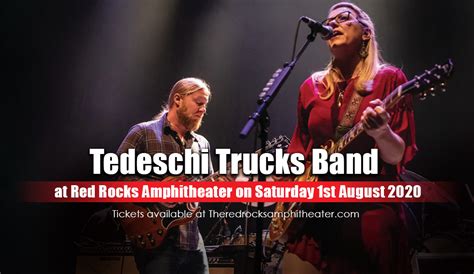 Tedeschi Trucks Band Tickets | 31 July 2021 | Red Rocks Park and ...