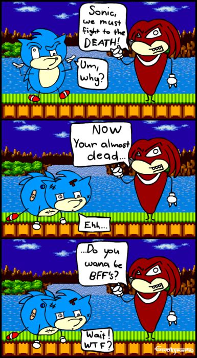 Sonic & Knuckles Comic by gwokymarla on Newgrounds