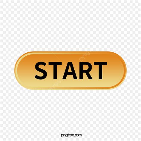 Start Button Hd Transparent, The Start Button, Button Clipart, Start ...