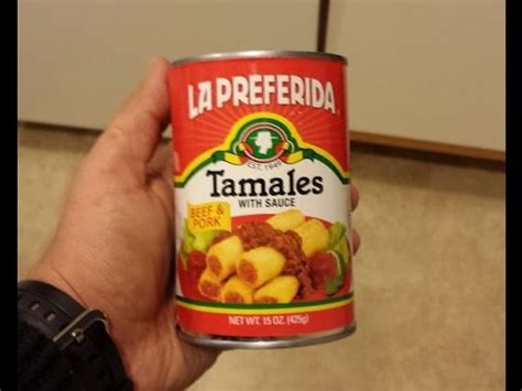 Trying Canned Tamales - YouTube