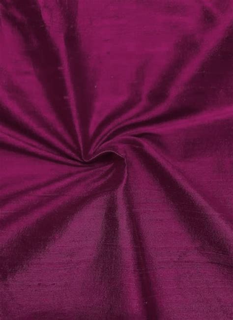 Buy Dark Purple Raw Silk Fabric, blended-solids Online Shopping, FASTE005