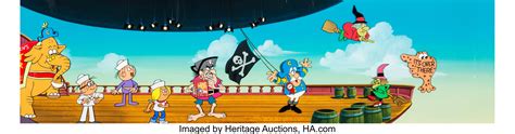 Cap'n Crunch Television Commercial Production Cels and Painted Pan ...