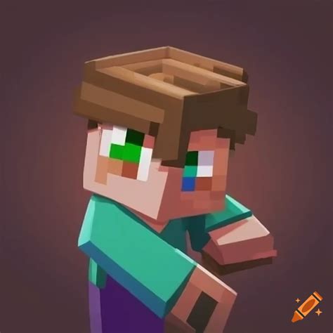 Minecraft boy character on Craiyon