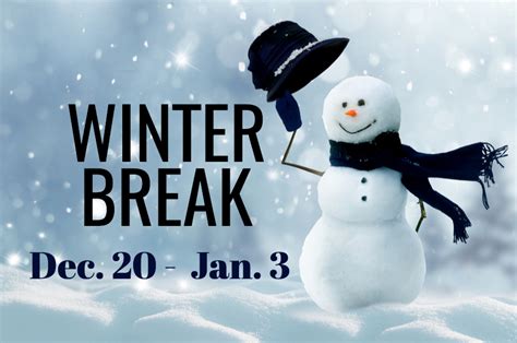 Winter Break Start Date 2024 - Eydie Jaquith