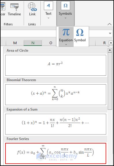 Equation Editor in Excel (Insert, Create & Format) - ExcelDemy