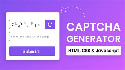 Captcha Generator Javascript | Step By Step Javascript Project | Coding Artist