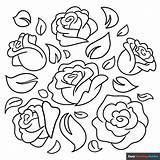 Free Printable Rose Coloring Pages For Kids sketch template