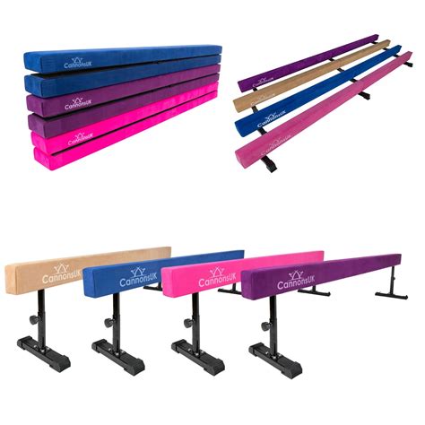 Cannons UK Gymnastics Beams. 8ft Folding Beams to 12ft Solid Beams