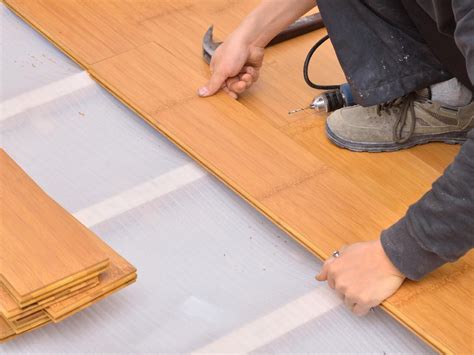 Bamboo Floor Installation | DIY