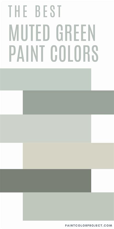 The best muted green paint colors - The Paint Color Project