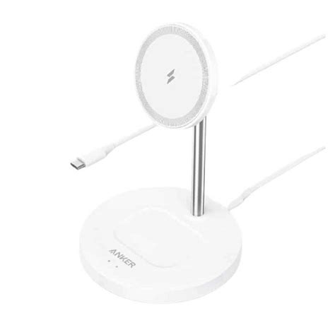 Anker 2 in 1 Magnetic Wireless Charging Stand - White