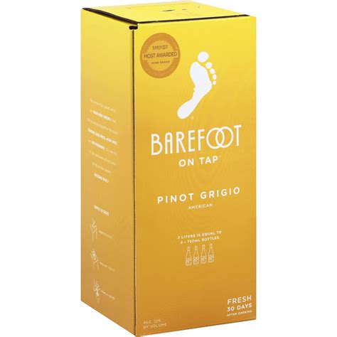 Barefoot Cellars Box Wine, Pinot Grigio | Pinot Grigio | Wright's Market