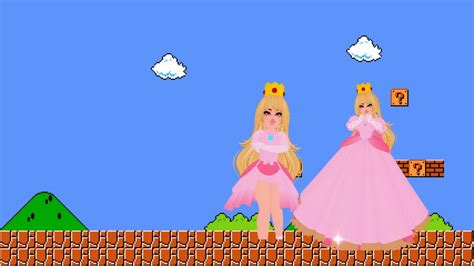 How to make princess peach in Royale High! (2 different ways) - YouTube