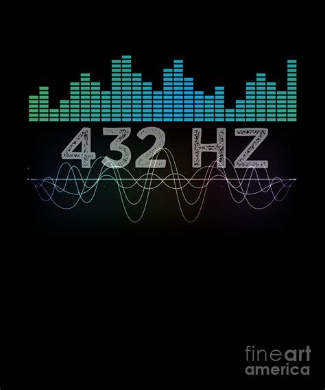 Solfeggio 432 HZ Sound Frequency Spiritual Healing Meditation Musical Note Gift Digital Art by ...