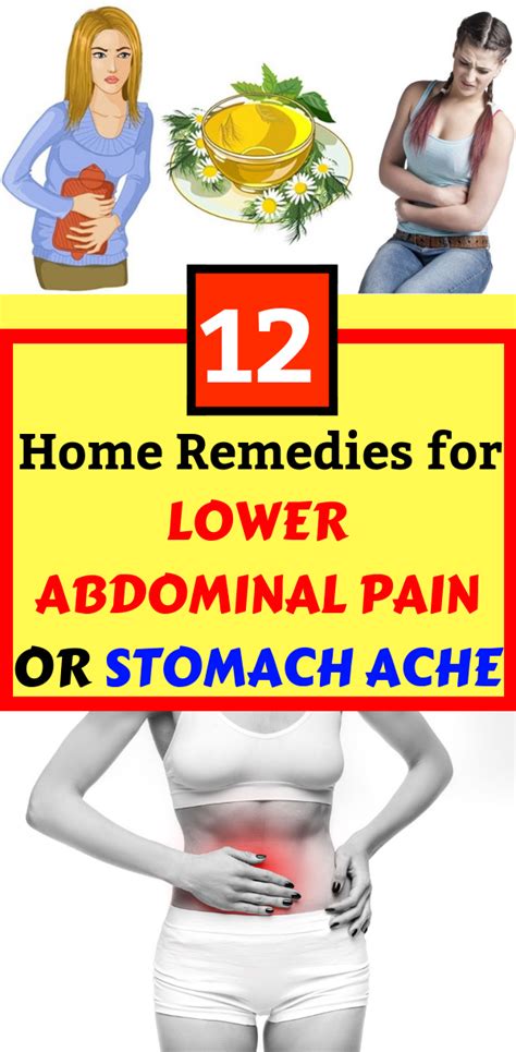 12 Home Remedies for lower Abdominal Pain or Stomach Ache