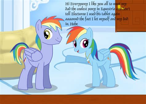 Meet Rainbow Dash's Dad by Electuroo.deviantart.com on @DeviantArt Mlp ...