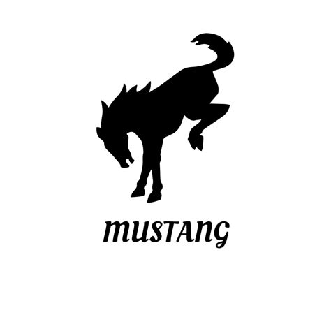 Ford Mustang SVG Logo Instant Digital Download for DIY Crafts and Gifts ...