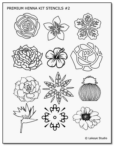 Download Our Free Temporary Tattoo Stencils