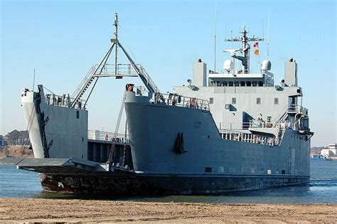 The Israeli Navy Receives The INS Nahshon Landing Craft From The US