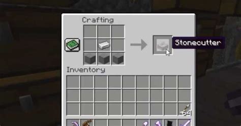 Stone Cutter Machine Minecraft Recipe / How To Make Stonecutter In ...