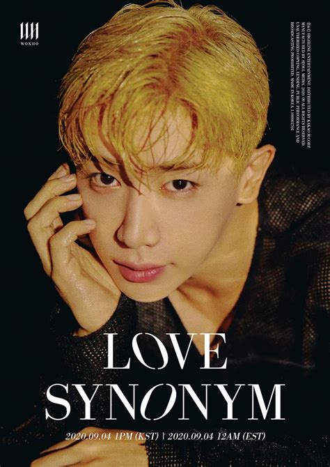 WonHo 1st Mini Album Part.1 Love Synonym(#1) Right For Me Concept Photo - Kpopmap