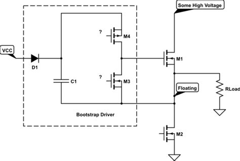 gate driving - Bootstrap circuit for high-side MOSFET driver - Electrical Engineering Stack Exchange