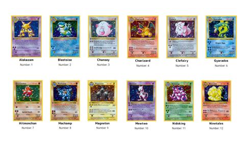 The Complete Pokemon Card Set List (1999 to Present)