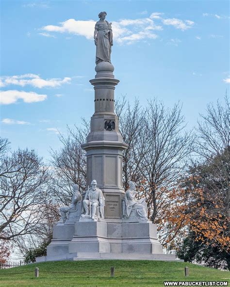 The Soldiers' National Monument at Gettysburg | National cemetery, Cemetery, National monuments