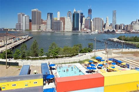 Brooklyn Bridge Park Pop-Up Pool by Spacesmith LLP - Architizer