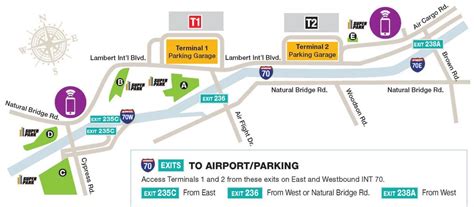 St Louis Airport Parking Map - Marya Sheelah