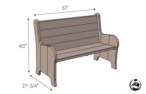 How to build a Church Pew { Free DIY Plans } Rogue Engineer