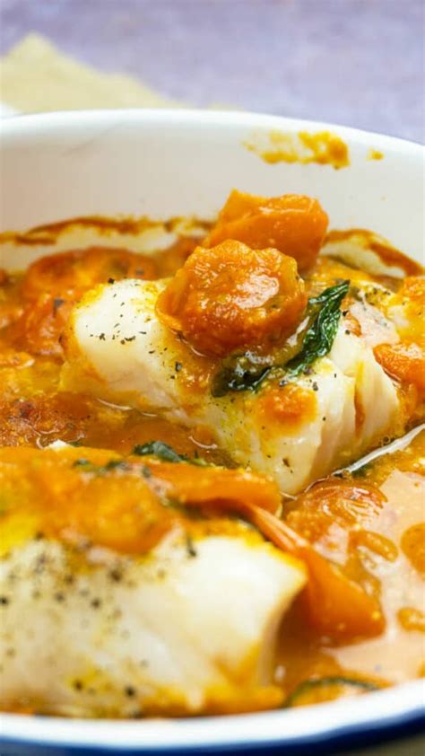 Tomato & Basil Baked Cod Loin - Basement Bakehouse