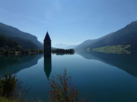 Church tower lake reschen by Hans-Peter Käser on YouPic