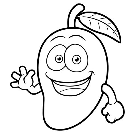 Mango Coloring Pages - Best Coloring Pages For Kids