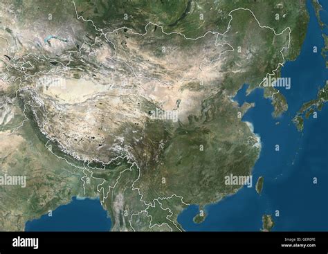 Great Wall Of China Satellite Map