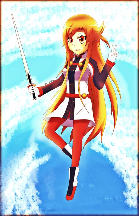 Asuna from SAO Ordinal Scale by Carollene on DeviantArt