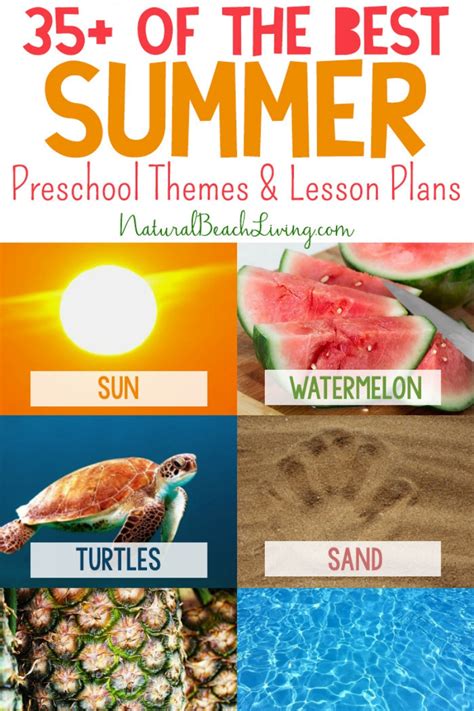 35+ Summer Preschool Themes and Activities - Natural Beach Living